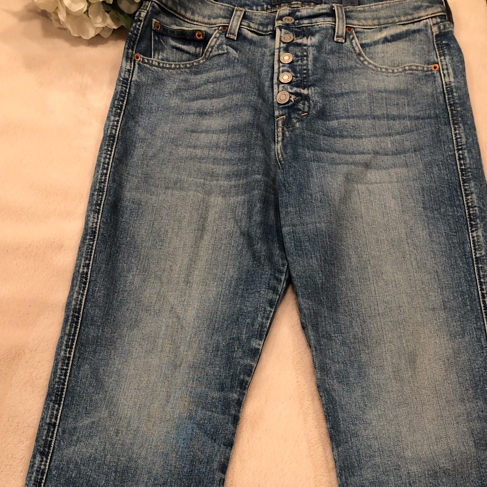 Lucky Brand Cabdiani Button Up Fly Jeans, Size 6/28
